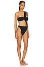 view 2 of 5 Lumiere Bandeau Maillot in Black