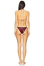 view 3 of 4 КОМПЛЕКТ БИКИНИ SEQUIN STRIPED in Merlot