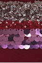 view 4 of 4 КОМПЛЕКТ БИКИНИ SEQUIN STRIPED in Merlot