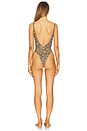 view 3 of 4 Animalier Sporty Maillot One Piece in Leopard
