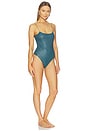 view 2 of 5 MAILLOT DE BAIN 1 PIÈCE LUMI?RE MAILLOT in Peacock