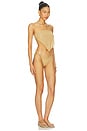 view 2 of 4 Lumiere Ring Bandana Bikini Set in Gold