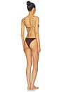 view 3 of 5 Lumiere Ring Micro Bikini Set in Chocolate