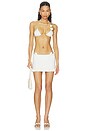 view 4 of 4 Bridal Rose Two Piece Bikini in Pearl