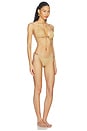 view 2 of 5 MAILLOT DE BAIN 2 PIÈCES LUMIERE BEADS MICROKINI in Gold