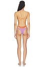 view 3 of 5 MAILLOT DE BAIN 2 PIÈCES LUMIERE DOUBLE MICROKINI in Lilac & Orange
