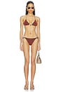 view 1 of 4 Lumiere Shell Bikini Set in Brown