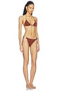 view 2 of 4 Lumiere Shell Bikini Set in Brown