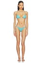 view 1 of 5 CONJUNTO BIKINI LUMIERE in Turquoise