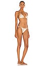 view 2 of 5 Disco Microkini Bikini Set in Gold