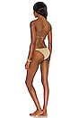 view 3 of 5 MAILLOT DE BAIN 2 PIÈCES PAILLETTES in Gold
