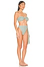 view 2 of 4 Shine Knotted Bikini Set in Crystal