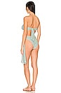 view 4 of 4 Shine Knotted Bikini Set in Crystal
