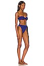 view 2 of 4 Lumiere Knotted Bikini Set in Blue