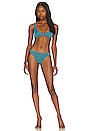 view 1 of 4 Lumiere 80s Bikini Set in Ocean Blue