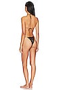 view 3 of 3 MAILLOT DE BAIN 2 PIÈCES LATEX MICROKINI in Chocolate