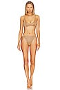view 1 of 4 Lumiere Sporty 90s Bikini Set in Toffee