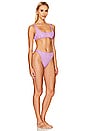 view 2 of 4 Lumiere Sporty 90s Bikini Set in Glicine