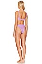 view 3 of 4 Lumiere Sporty 90s Bikini Set in Glicine