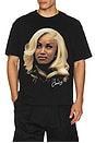 view 1 of 5 Cardi B Blonde Tee In Black in black