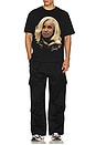 view 2 of 5 Cardi B Blonde Tee In Black in black