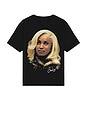view 3 of 5 Cardi B Blonde Tee In Black in black