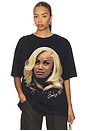 view 1 of 5 Cardi B Blonde Tee In Black in black