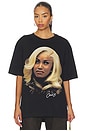 view 2 of 5 Cardi B Blonde Tee In Black in black