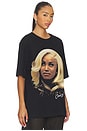 view 3 of 5 Cardi B Blonde Tee In Black in black
