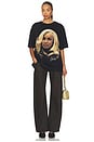 view 5 of 5 Cardi B Blonde Tee In Black in black