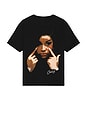 view 3 of 4 Cardi B Look Tee In Black in black