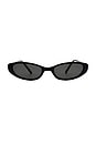 view 1 of 2 Lulu Sunglasses in Black &Smoke