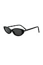 view 2 of 2 Lulu Sunglasses in Black &Smoke