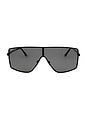 view 1 of 2 Juno Sunglasses in Black & Smoke
