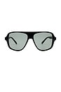 view 1 of 2 Mikki Sunglasses in Black & Green
