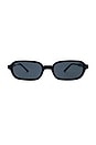 view 1 of 2 Frankie Sunglasses in Black & Smoke
