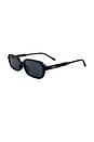 view 2 of 2 Frankie Sunglasses in Black & Smoke