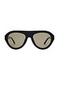 view 1 of 3 X Grandquist Maddy Sunglasses in Black & Green