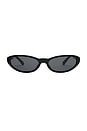 view 1 of 3 X Grandquist Kenny Sunglasses in Black in Black & Smoke