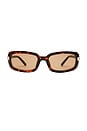 view 1 of 2 LUNETTES DE SOLEIL DELILAH in Tort & Brown