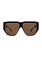 view 1 of 3 Malo Sunglasses in Black & Brown