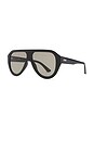 view 2 of 3 Cameron Sunglasses in Black & Smoke