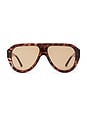 view 1 of 3 Cameron Sunglasses in Tort & Brown