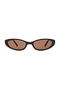 view 1 of 3 GAFAS DE SOL LULU in Dark Chocolate & Brown