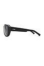 view 3 of 3 Charis Sunglasses in Black & Smoke