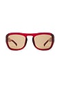 view 1 of 3 GAFAS DE SOL CHARIS in Trans Cherry & Brown