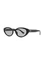 view 2 of 3 Greta Sunglasses in Black & Smoke
