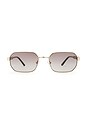 view 1 of 3 GAFAS DE SOL HANNAH in Gold & Smokey Brown