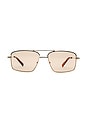 view 1 of 2 LUNETTES DE SOLEIL NASH  in Gold & Light Brown