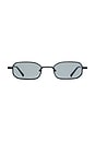 view 1 of 2 Kent Sunglasses in Black & Smoke
